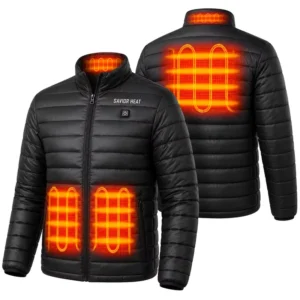 Detachable Hood Snow Skiing Sportswear Breathable Waterproof Thermal Insulated Men Winter Activity Battery Heated Jacket