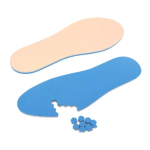 Diabetic Foot Beds Customizable Fit Antibacterial Cover Orthopedic Insoles for Swollen Feet