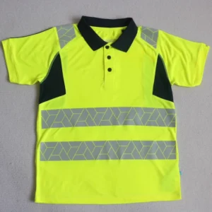 Direct Supply by Professional Manufacturer Customizable Logo Security Workwear Hi Vis Safety Reflective Polo T Shirt