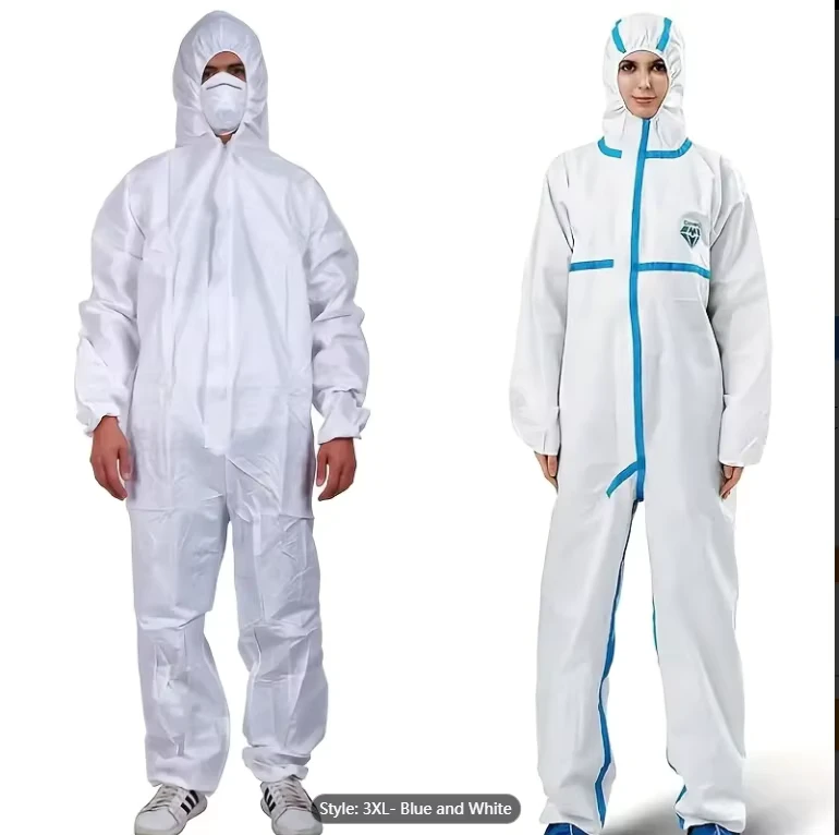 Disposable 65g SF Coverall Coverall with Hood Work Coverall