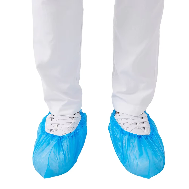 Disposable Anti-Dust PE Protective Overshoes and Plastic Shoe Covers