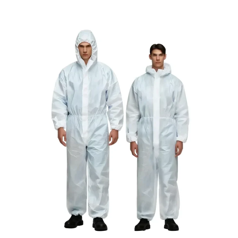 Disposable-Cleaner-Protective-Coveralls-Waterproof-Anti-particulate-Anti-static-Anti-Chemical-Level-D-Protection-Cleanroom-Use