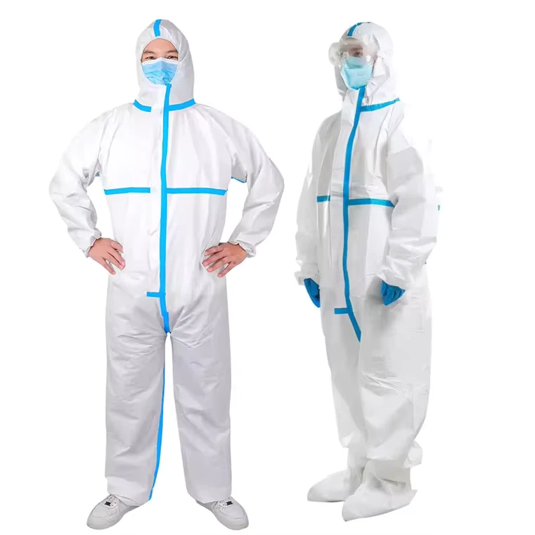 Disposable-Coveralls-65gsm-Reinforced-PPPE-Coveralls-Jumpsuit-Microporous-Overall-White-Coverall-With-Tape
