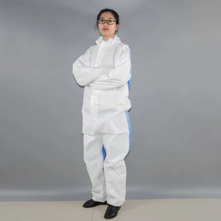 Disposable-Jumpsuit-Coverall-with-Hat-Farm-Overalls-with-Feet-Waterproof-and-Dustproof-Isolation-Visit-Spray-Paint-Coverall