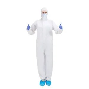 Disposable Jumpsuit PPE SMS Suit Tyvek Type 5 6 Coverall Work Wear Disposable Protective Isolation Coverall