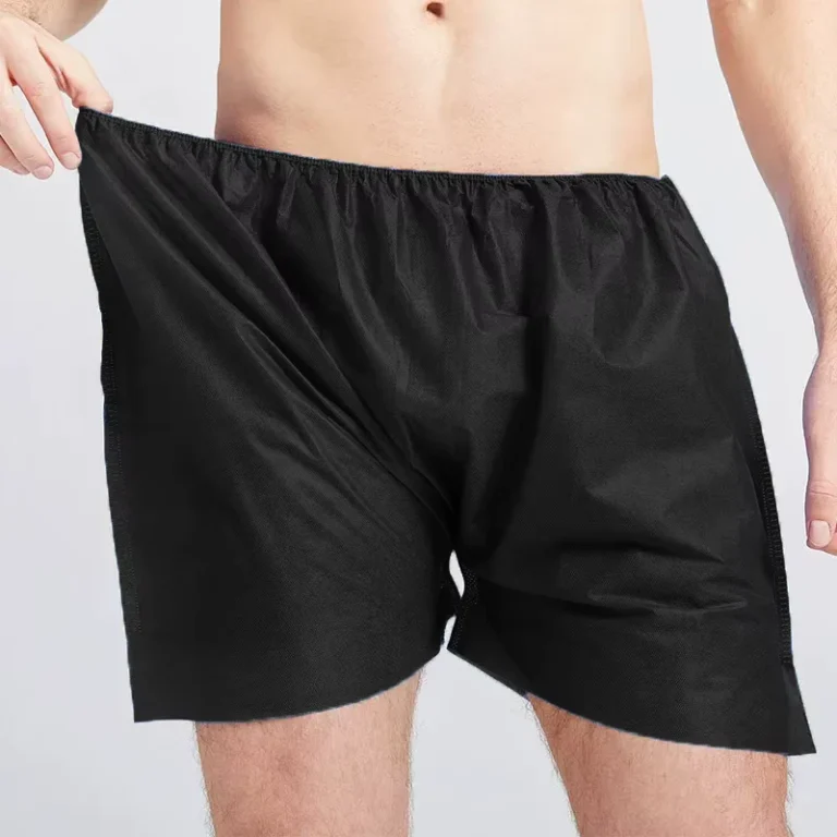 Disposable-Mens-Extra-Large-Extra-Thick-Black-Shorts-for-Massage-Foot-Bath-Sauna-and-Steam-Bath
