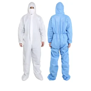 Disposable Non woven Protective Coverall Hooded Full Body Anti dust Suit for Medical Industrial Cleaning