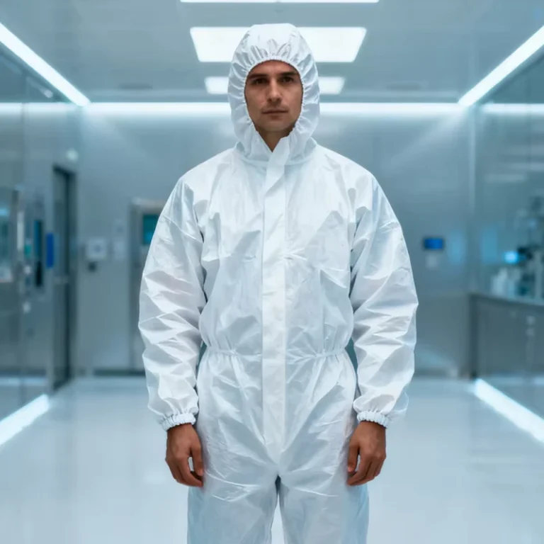 Disposable-Overalls-with-Hood-Chemical-Hazmat-Suit-50g-Tyvek-Microporous-Anti-static-Water-Proof-Protective-Coverall