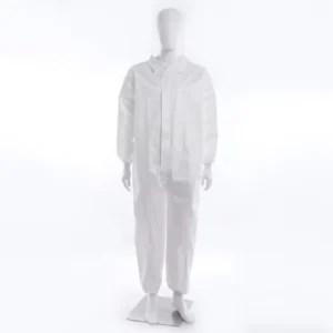 Disposable PP Nonwoven Breathable Waterproof Coverall for Body Protection in Food Industry Apparel Use
