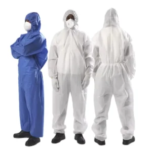 Disposable Protective PPE Coverall Kit With Hood Basic SMS Coverall