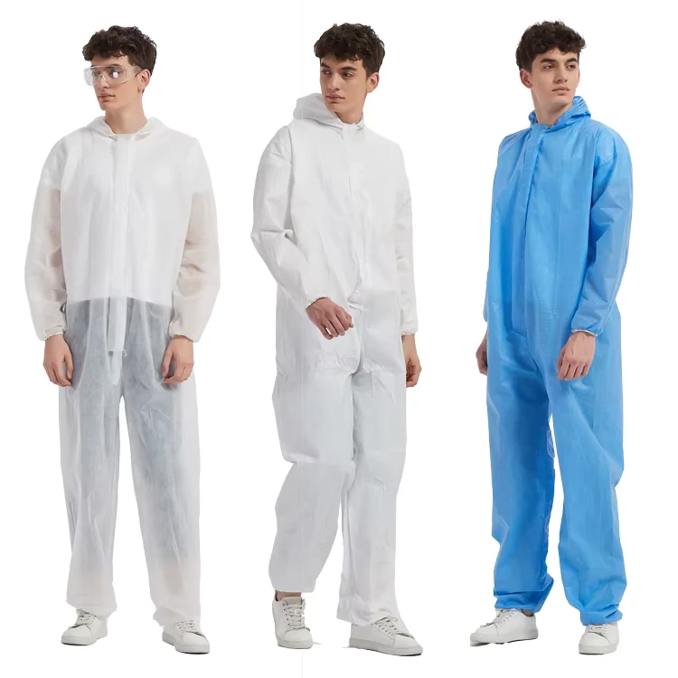 Disposable-SMS-50G-Breathable-Waterproof-Microporous-Coverall-Workwear-for-Laboratory-Use-Petroleum-Chemical
