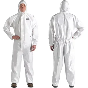 Disposable SMS Material Welded Seam Full Body Protection Loose Fit Coverall with No Respirator Pack for Painting