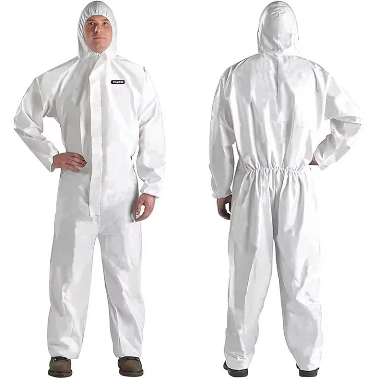 Disposable-SMS-Material-Welded-Seam-Full-Body-Protection-Loose-Fit-Coverall-with-No-Respirator-Pack-for-Painting