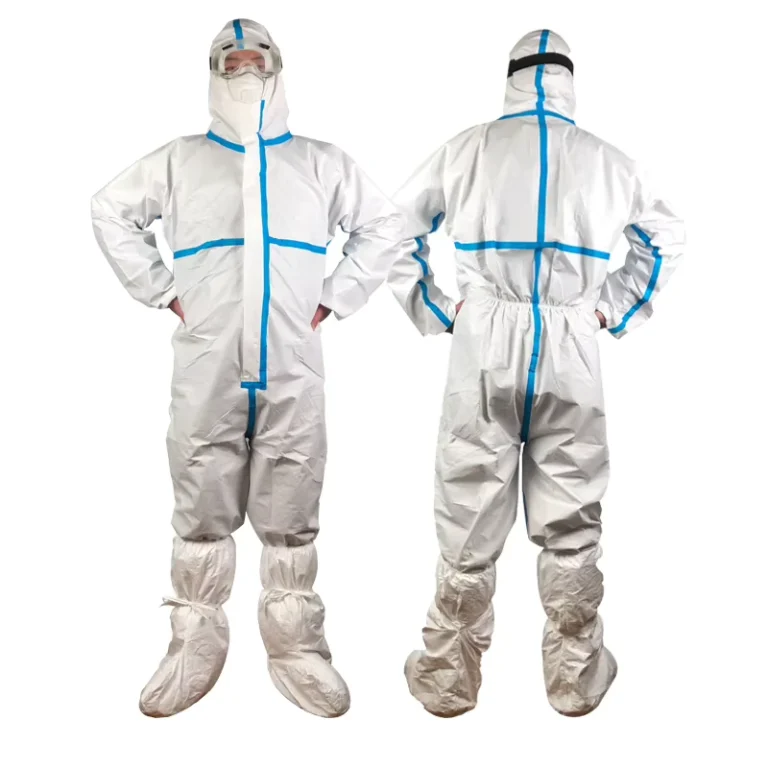 Disposable-Sterile-Virus-Anti-Static-Protection-Coverall-Suit-with-Blue-Seam-Tape-Safety-Protective-Clothing