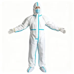 Disposable Type 5 & 6 Microporous Coverall Large Batch Supply Factory Direct Custom Logo and Package Customization