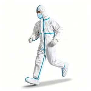 Disposable Type 5 6 Protective Coverall Certified Bulk Order Acceptable With Custom Logo and Packaging Customization