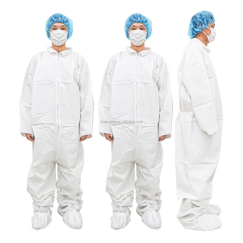 Disposable Waterproof Breathable Workwear Coverall PPE Medical Industrial Protective Suit