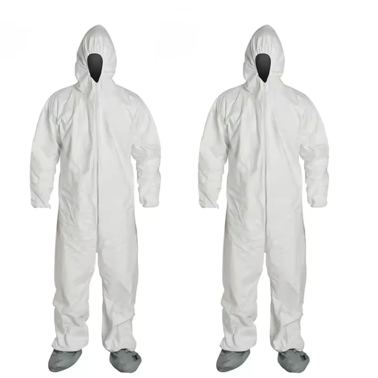 Disposal-Coveralls-for-Fiberglass-Microporous-Film-Coverall-Descartable-Overoles-Liquid-proof-Buzos-Direct-Factory