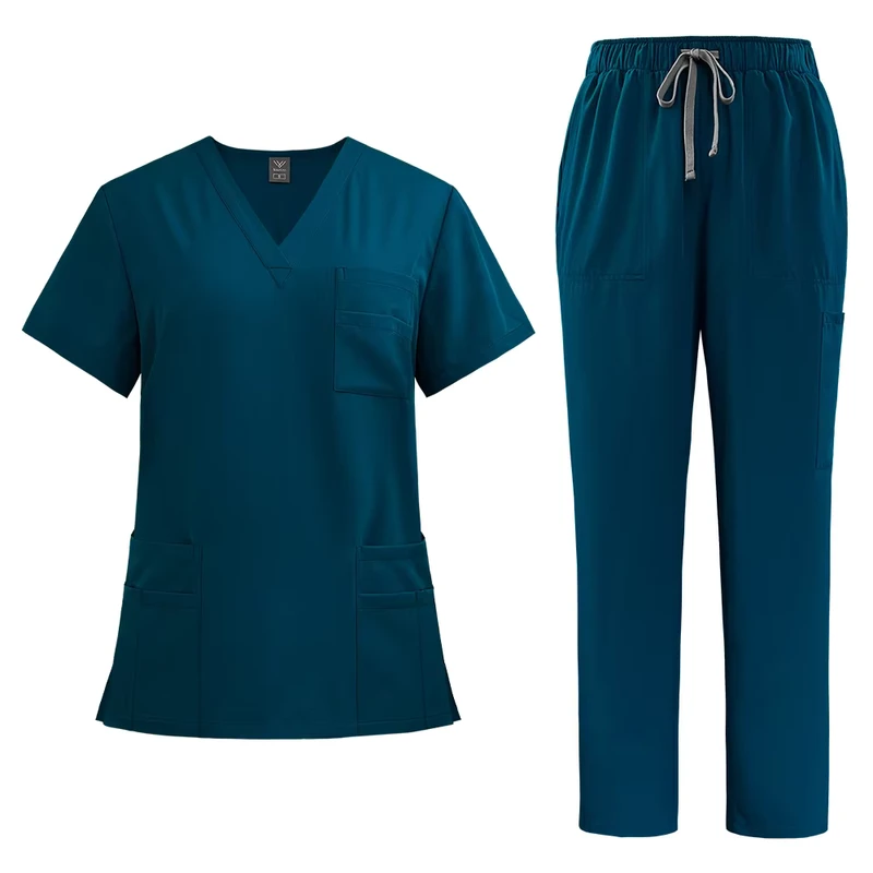 Doctors Nurses Hand Washing Feature Operating Room Scrubs Hospital Uniform
