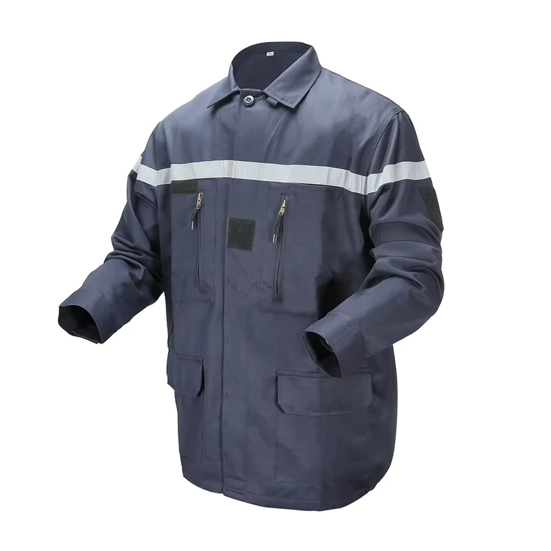 Double Safe Custom Safety Workwear Fire Resistant Clothing Security Fireproof Clothing Reflective Jackets