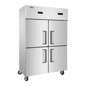 Durable 917L Custom Energy Saving European-style Handle Thick Foam Door Stainless Steel Commercial Chest Freezer