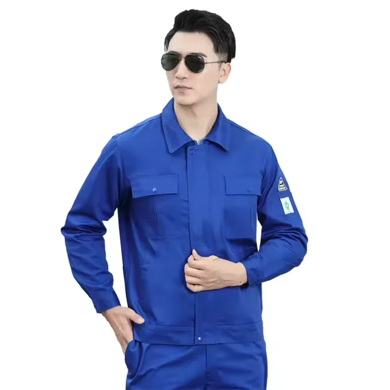 Durable-Breathable-Antistatic-Dust-Proof-Work-Coverall-with-Custom-Logo-OEM-Service-for-Industrial-Protection