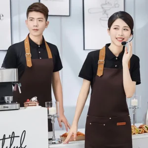 Durable Multifunctional Waterproof Twill Polyester Unisex Apron with Needle Detection for Cooking Kitchen and Gardening ODM