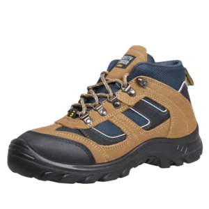 Durable Waterproof PU Outsole Safety Shoes Breathable Mesh Steel Toe Plate Anti Smash Anti Slip Work Foot Protection