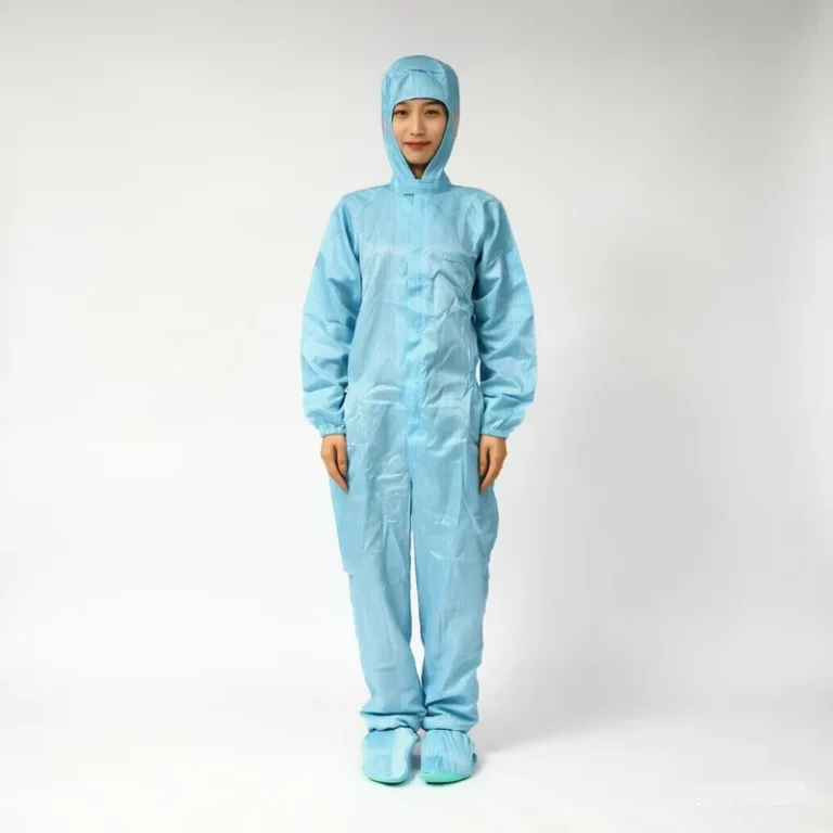 Dust-Free-Anti-Static-Coverall-98-Polyester-2-Conductive-Thread-for-Laboratory-Microelectronics-Cleanroom