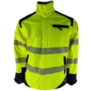 EN 11612 Flame Resistant and Arc Protective Soft Shell Waterproof Male Soft Shell Jacket