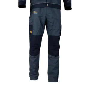 EN 14116 ISO 280GSM 100% Cotton Canvas Wear Resistant Level C Protection Construction FR Workwear Welding Safety Pants
