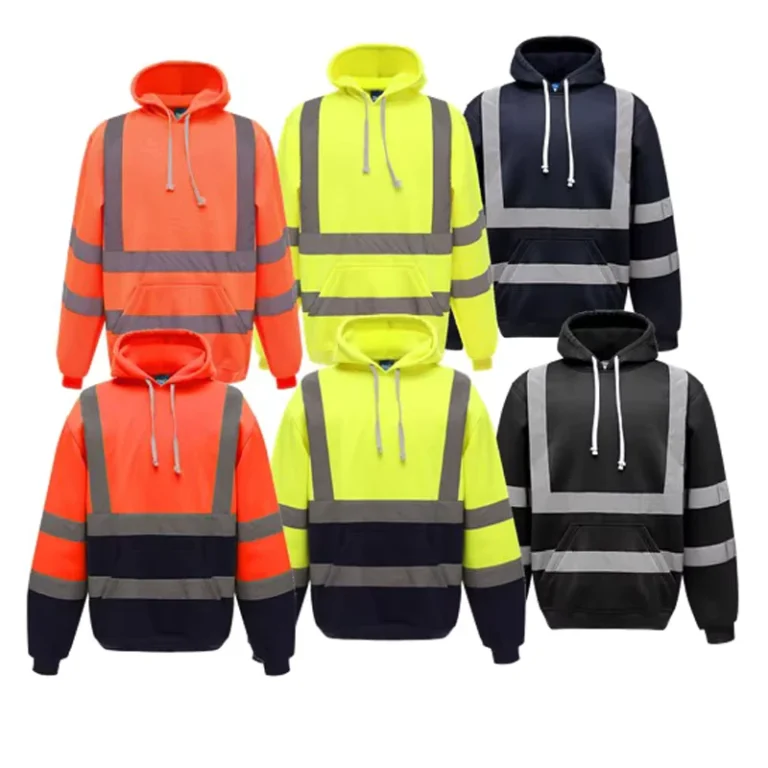 EN-IS0-20471-ANSI-Mens-High-Visibility-Sweatshirt-Reflective-Safety-Fleece-Hoodie-Jackets