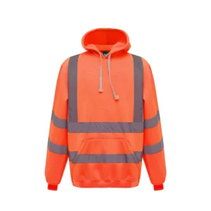 EN IS0 20471 Reflective Work Clothing Safety Workwear Hoodie Hi Vis Sweatshirt Hoodie