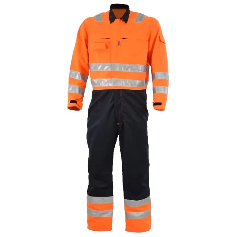 EN11612-EN1149-Approved-Safety-Clothing-Flame-Resistance-Anti-Static-Coveralls-Hi-Vis-Fire-Retardant-Work-Wear-Customizable-Logo