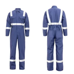 EN11612 NFPA2112 PPE Factory Oil Gas Field Safety Suit Coverall Overall Flame Resistant Clothing Hi Vis FR Anti Static Workwear