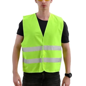 EN20471 Hi viz Security Uniform Reflector Tape Security Vests Safety Reflective Vest With Logo