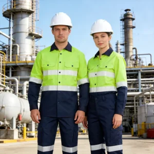 EN20471 High Visibility Reflective Safety Worker Uniform Engineer Mining Coal Oil Gas Construction Workwear Hi Vis Work Shirts