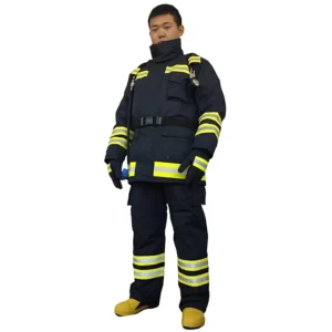 EN469 Firefighter Suit Heat-Resistant Breathable Fireproof Nomex Aramid Emergency Rescue Gear