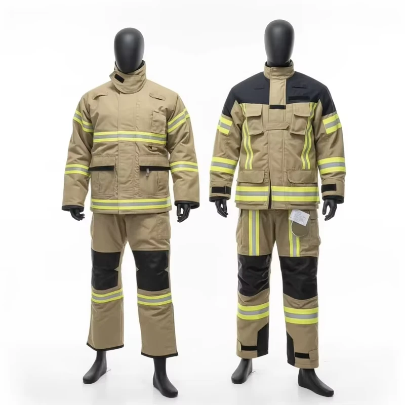 EN469 Firefighting Protective Clothing Firefighter Suit Nomex Aramid