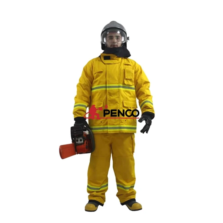 EN469-Flame-Retardant-Firefighter-Uniform-with-Removable-Liner-and-Aramid-Fabric