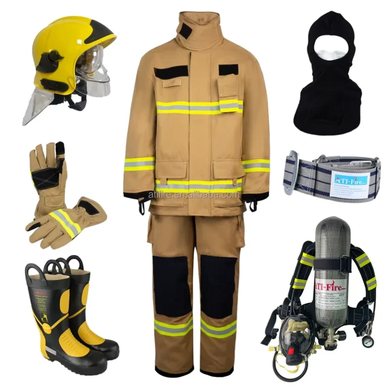 EN469-NOMEX-IIIA-Aramid-Firefighter-Suit-Fire-Gear-Firefighting-Uniform-Cotton-SCBA