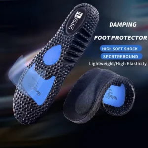 EVA Sport Insoles Shock Absorption Deodorant Breathable Cushion Running Insoles for Feet Man Women Orthopedic Insoles