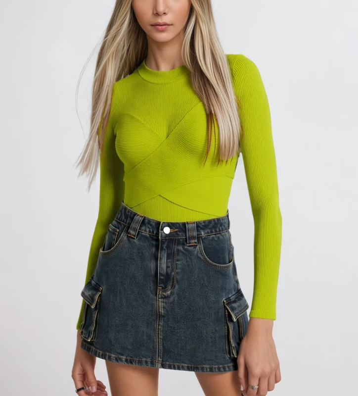 Early-Autumn-Womens-Long-Sleeved-Slim-Fit-Knit-Sweater