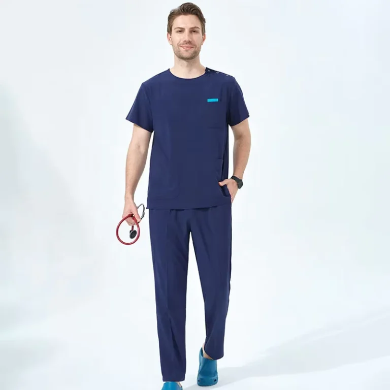 Easy-Stretch-Medical-Scrubs-Surgical-Uniforms-for-Men-Women-Nurse-Doctor-Clinic-Sanitary-Surgeon-Veterinary-Hospital-Uniforms