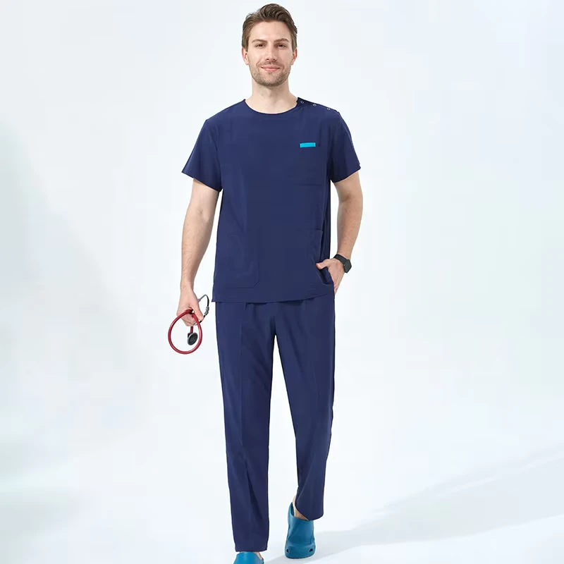 Easy Stretch Medical Scrubs Surgical Uniforms for Men Women Nurse Doctor Clinic Sanitary Surgeon Veterinary Hospital Uniforms
