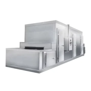 Efficient Quick Freezing Vegetable Tunnel Quick Freezer with Stainless Steel 304 and Digital Temperature Control