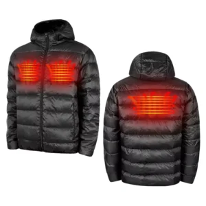 Eigday Heating Many Heating Zones Winter Waterproof Long Sleeve Hoodie Warming Heated Jacket