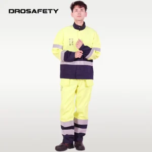 Electric Jacket Pants Two Piece Sets Flame Retardant Workwear Reflective Work Suits for Men