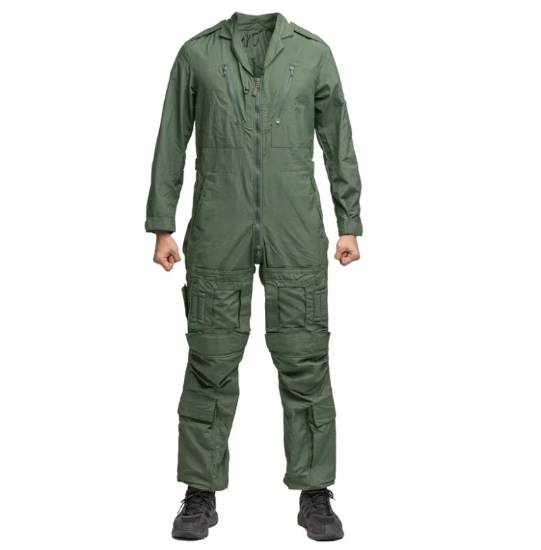 Electrician-and-Oil-and-Gas-Engineer-Green-Coverall-Workwear