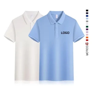 Embroidered Uniform Polo Shirt Customized Men’s Work Polo Shirt Printed Logo Pattern Design Polo T shirt